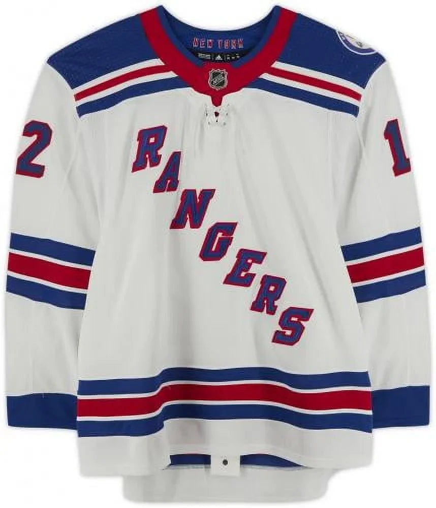 White 13, May the 58 and #12 Penguins vs. Pittsburgh Stanley Fanatics Round Worn 2022 2022 Patrik - the York 9 - on Nemeth Playoffs Round During New Size Game-Used Cup First 7, 1 Jersey of Rangers