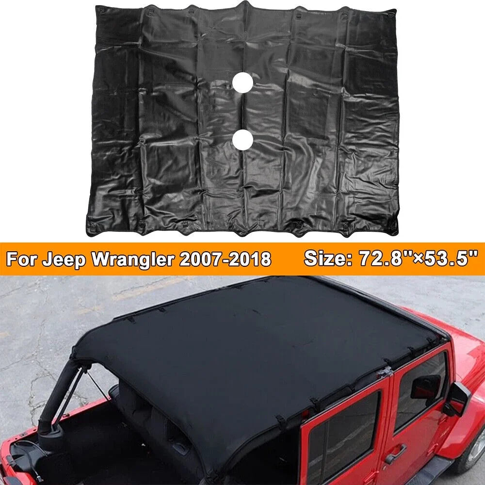 JKU for Jahyshow Sun 07-18 Top Leather Jeep Protection JK Unmatched Wrangler Protection Experience Sunshade -
