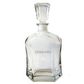 Decanter 23.75 Engraved Glass Slainte oz