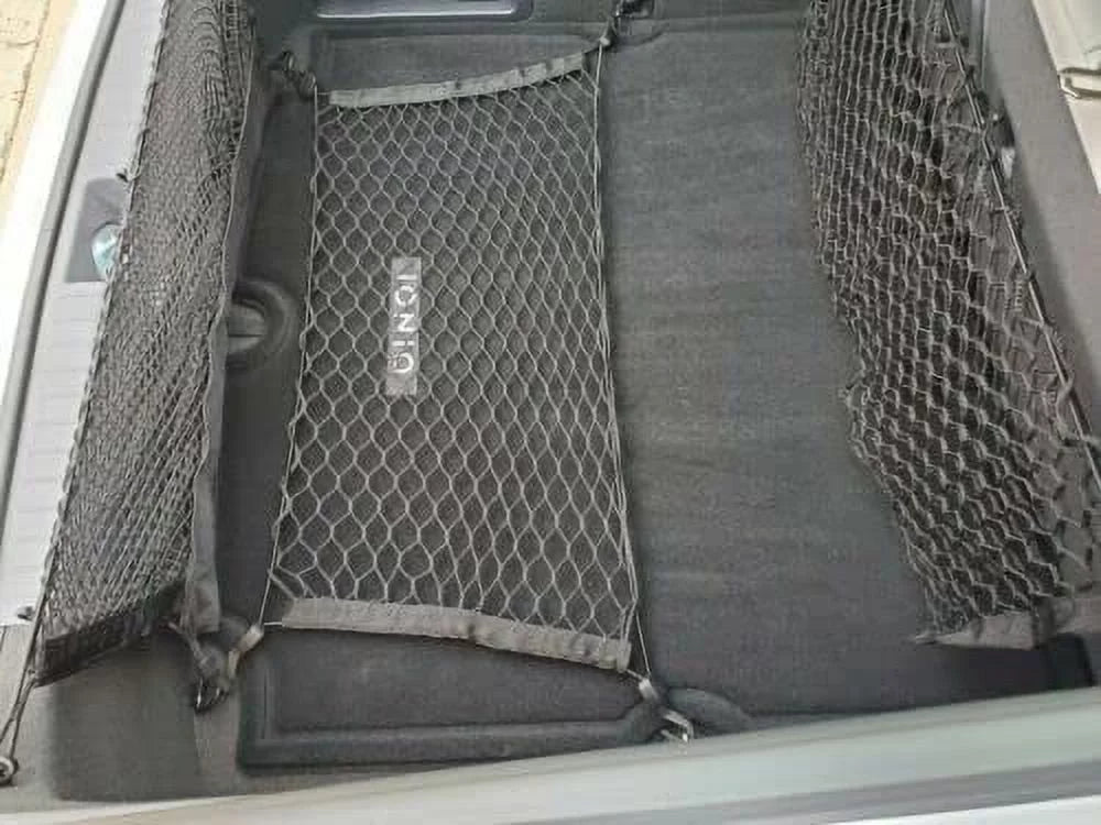 2017-2019 EA HYUNDAI Cargo & Style Organizer Hatchback IONIQ (Qty.3) Trunk Compatible Envelope Premium Nets EACCESSORIES Nets 2 for for – Elastic Cargo Car – Mesh Organizer Floor HYUNDAI – Trunk IONIQ