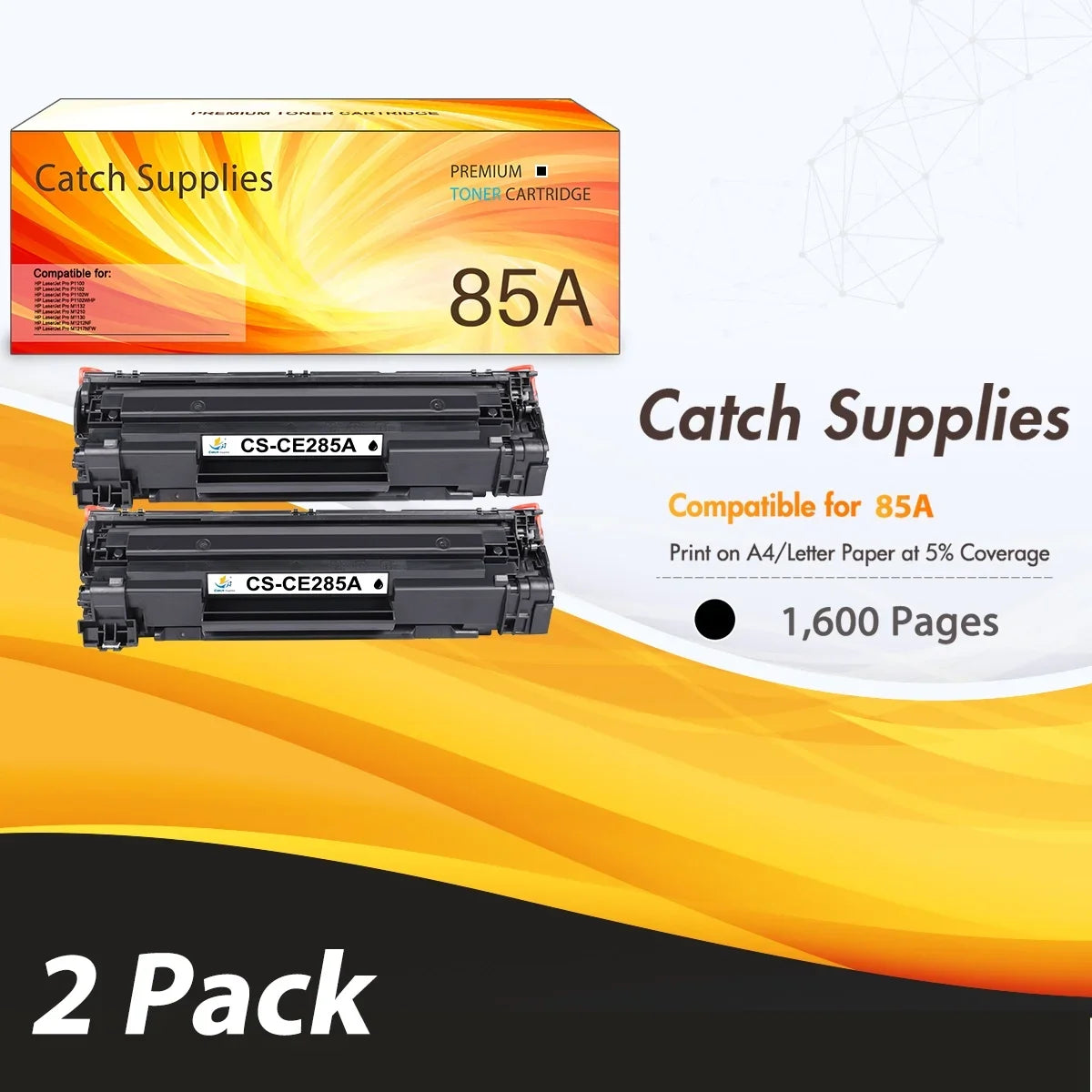 P1102 Series M1217nfw P1005 85A for for HP Cartridge M1217 Pro CE285A LaserJet P1102whp Compatible Black CE285A M1212 85A P1102w * Ink HP Toner Printer M1132 M1210 2 MFP M1212nf