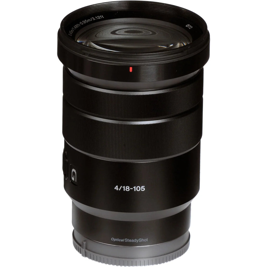 HD Filters Piece Card, Accessory Essential Lens f/4 32GB E Lens Case Water FLD), 3 Memory Includes: (UV,CPL, PZ Sony OSS with SanDisk 18-105mm Multicoated - with Bundle Neu Pouch, Variable Resistant G
