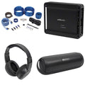 PAD2000.2 Polk 2-Channel Audio 500w Amplifier+Wires+Bluetooth Speaker+Headphones
