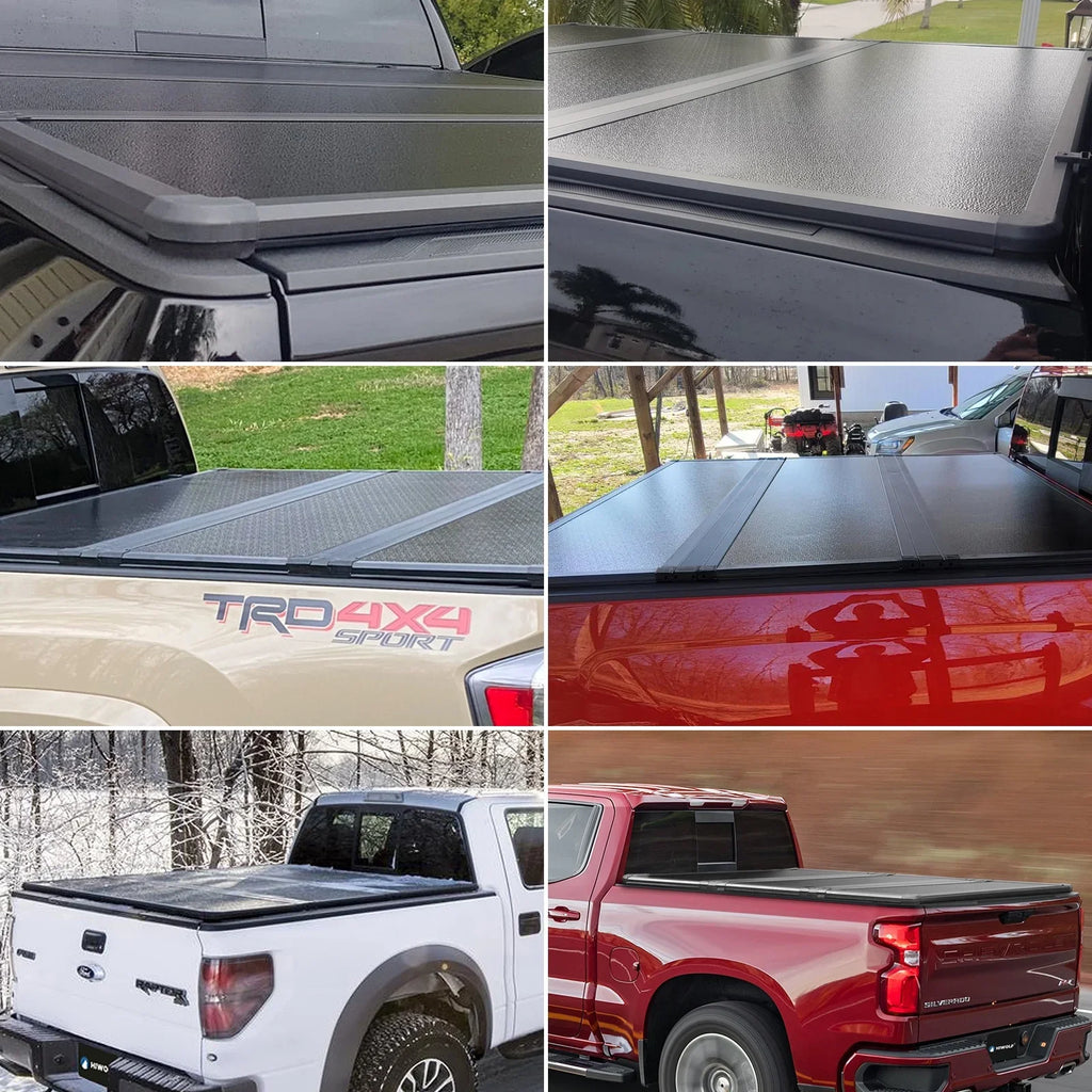 for 2003-2024 & 2500 Tri-Fold 1500 Cover Rambox Professional System Hard Bed | | Truck (74.6in) Bed 3500 Tonneau Kikito 6.4ft Without Deckrail Ram FRP