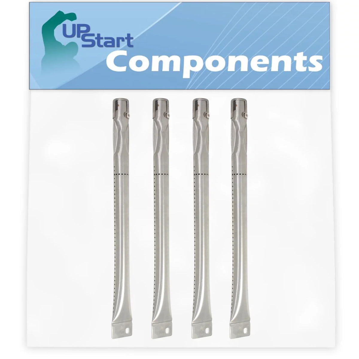 Pipe 4-Pack Compatible Parts Barbeque - 810-7451-F Gas for Charmglow Burners Burner Steel Tube Replacement Grill BBQ Stainless