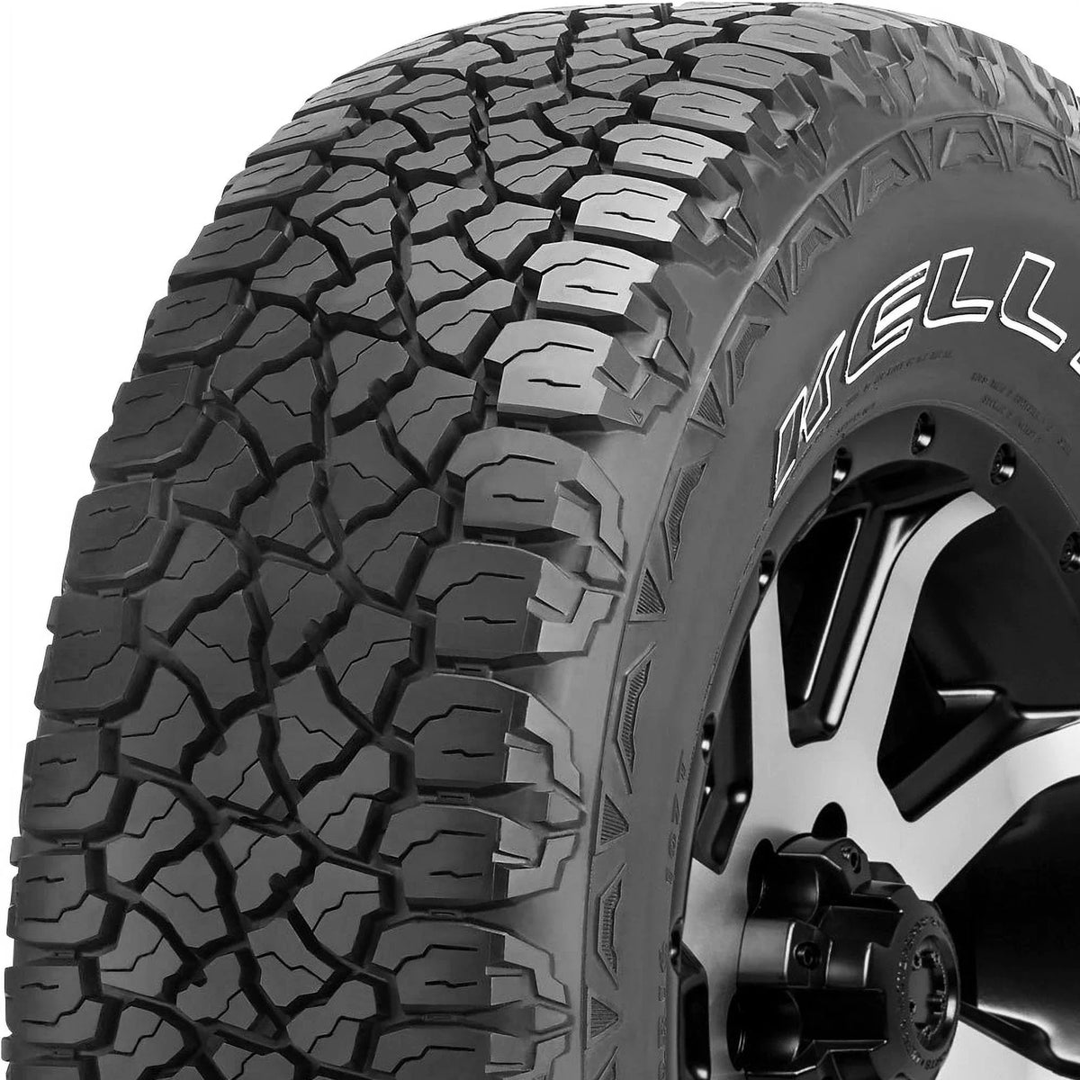 SLE (FOUR) 2010-21 115T of 1500 1500 Tires GMC Sierra AT Silverado Edge Fits: 2014-18 A/T All 265/70R17 WT, 4 Chevrolet Terrain Set Kelly