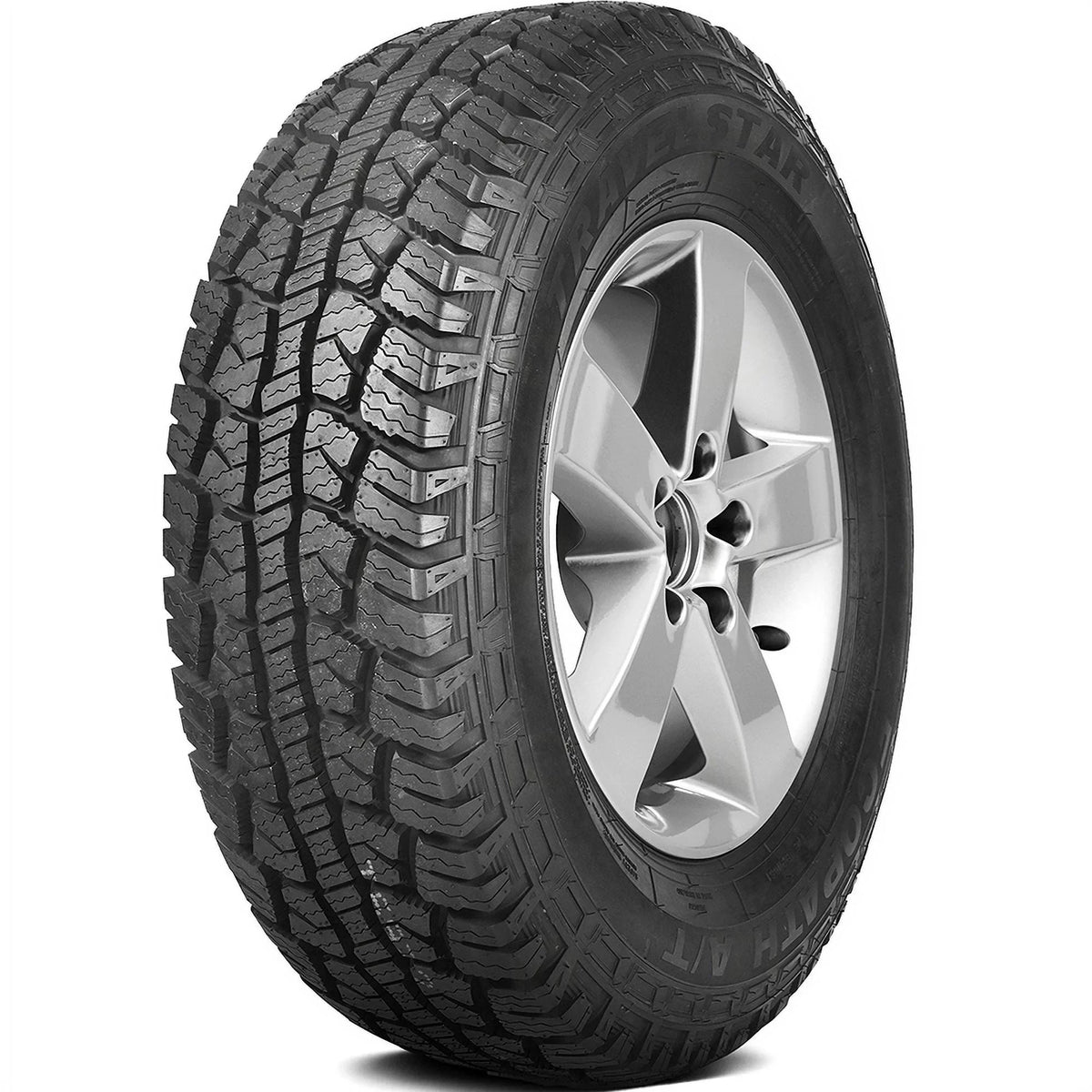 Tires A/T 10 TRD Set Travelstar Fits: Tacoma 1995-2002 E (FOUR) Load Pro, 4 Chevrolet LT 245/75R16 Tahoe LT Ecopath Terrain All Toyota Ply 2015 AT of