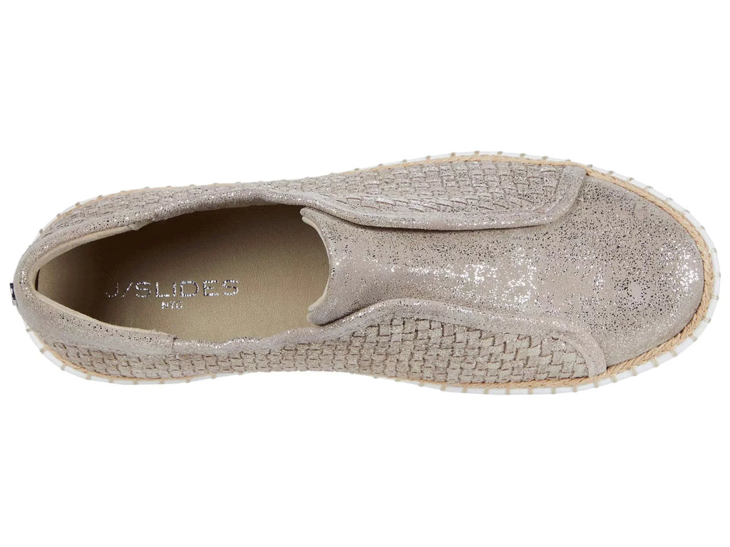Sneakers Kayla Padded Woven Shoes Goring Logo Hardware 10 Slip Toe On Gold M Round Leather SLIDES Womens J Platform