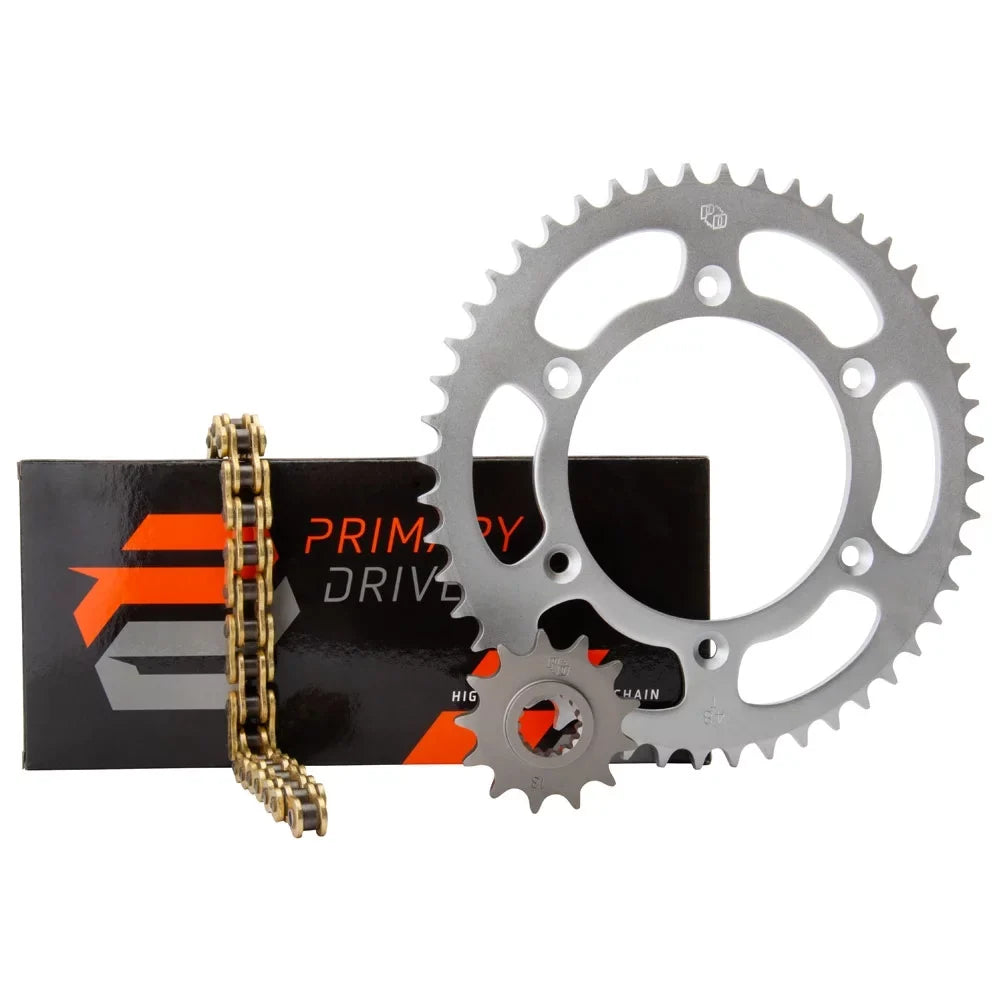 Drive For & Chain WR250F X-Ring YAMAHA Steel Kit 2020-2022 Primary Gold