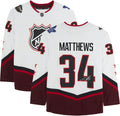 Maple 2022 White Autographed - All-Star Breakaway Game Toronto Authentic Fanatics Matthews Jersey Leafs NHL Auston Certified Fanatics