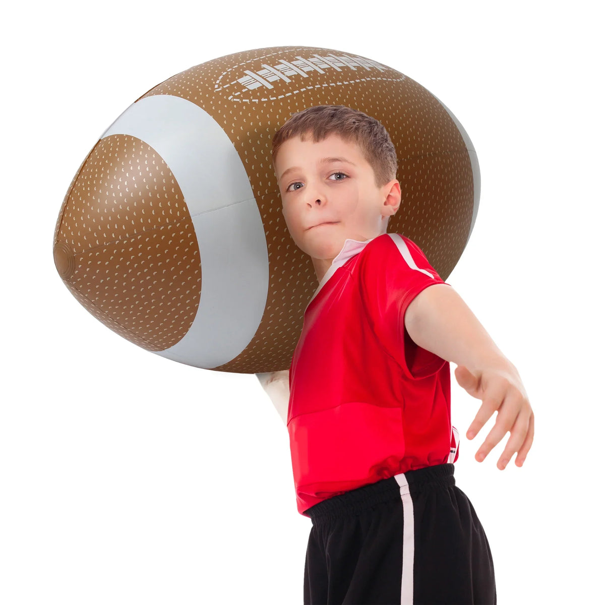 Giant Inflatable - Football 4' GoFloats Made From Premium Vinyl Raft Grade