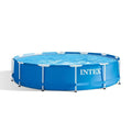 12 30 Pack) x (2 Metal Intex Pool Foot Inches Frame Box) (Open