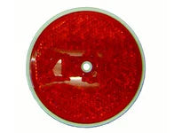 '- - 3-3/8" (160 Dia. Pack) 13-099-32 Red Hole Center Mount Reflector Cortina