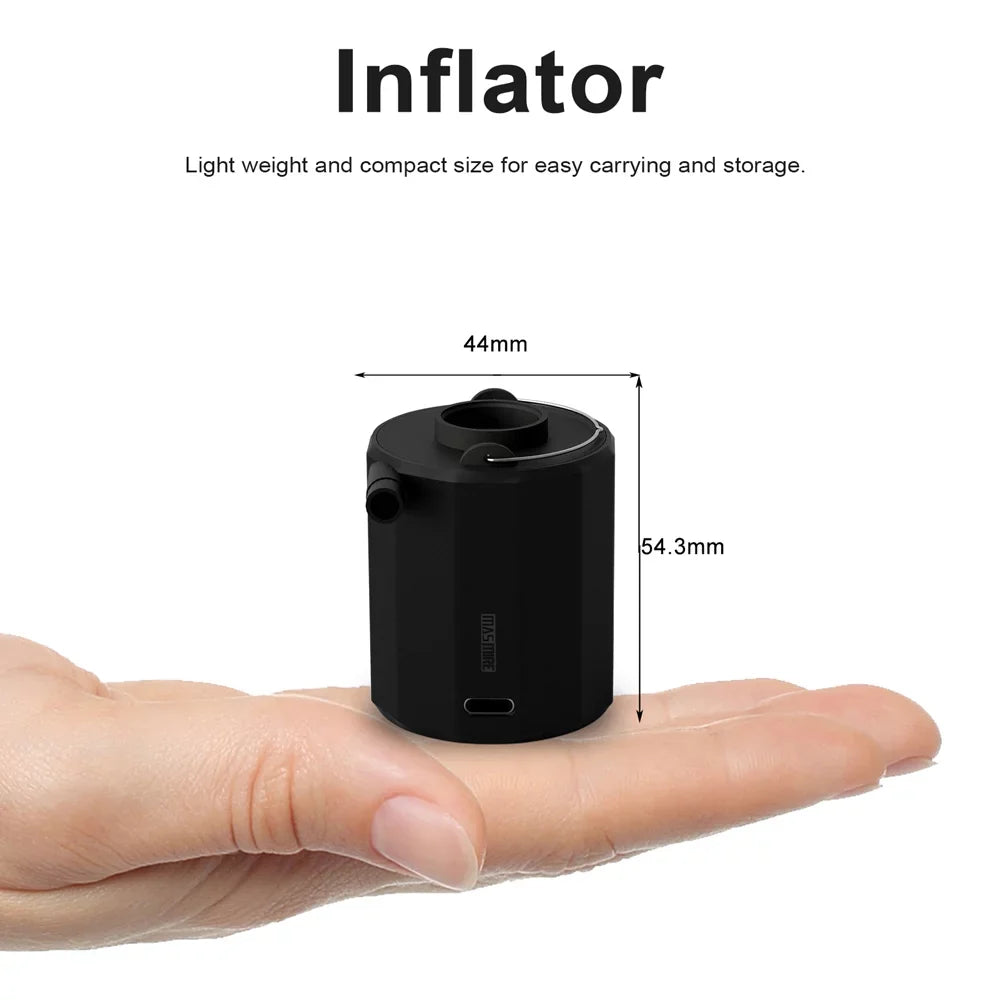 Inflator and Inflatable Mattress Multifunctional Cordless Pump Pump Inflator Electric Camping Lamp Vacuum Tent Portable Light Vacuum