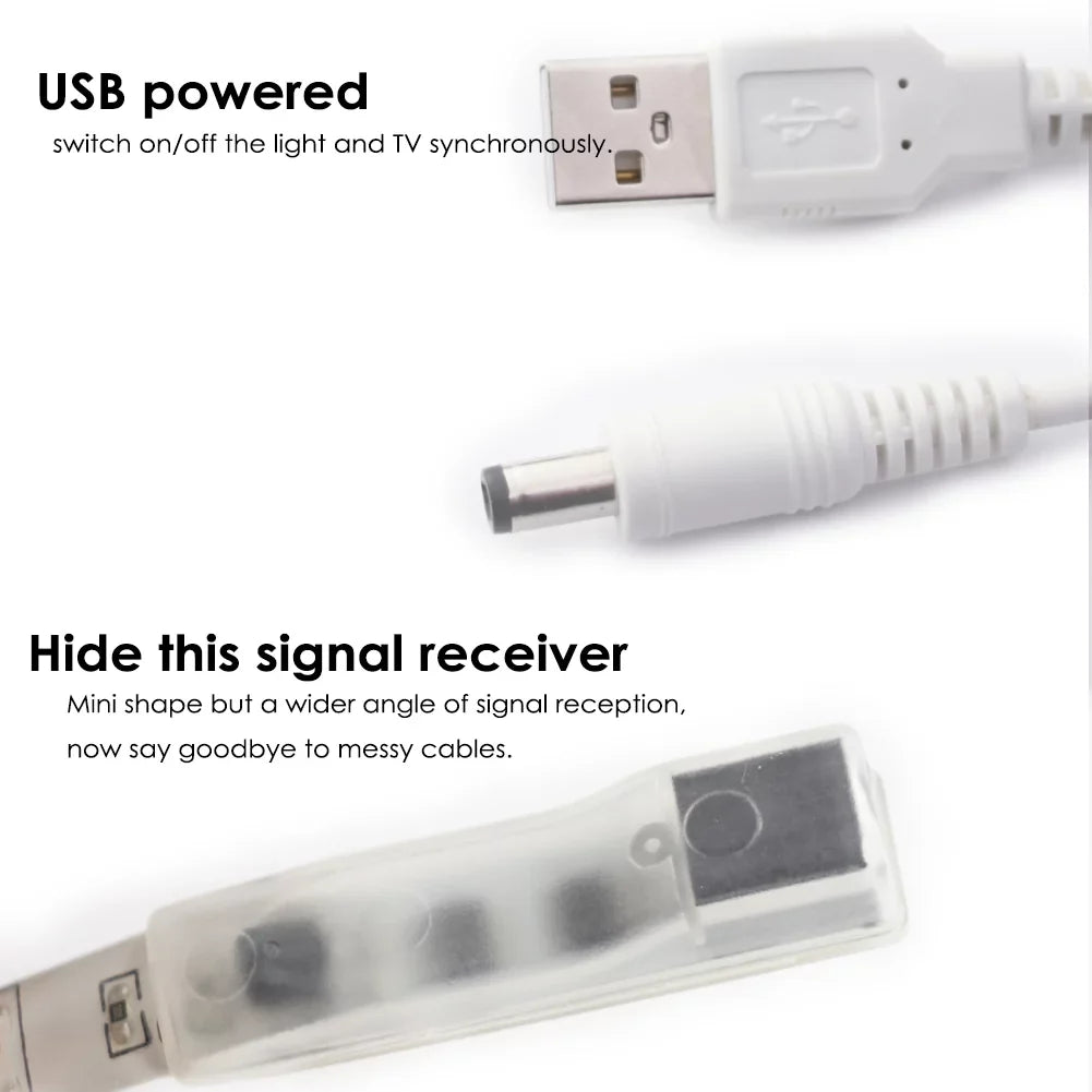 Bason Home for Room for Light Lighting Bias USB Remote, Strip Movie Lights Led 8.33ft Strip Backlight, Led Led Decor.(42-50inch) Backlight, TV/Monitor TV TV with