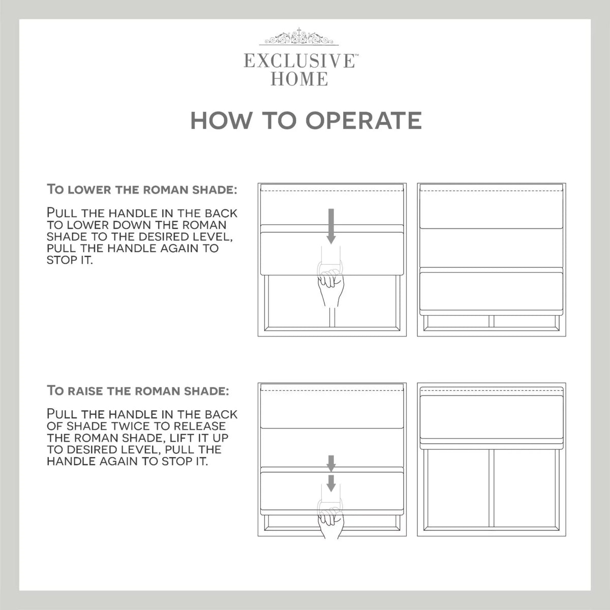 Exclusive 34"x64", Shade, Total Blackout Silver Roman Esme Home