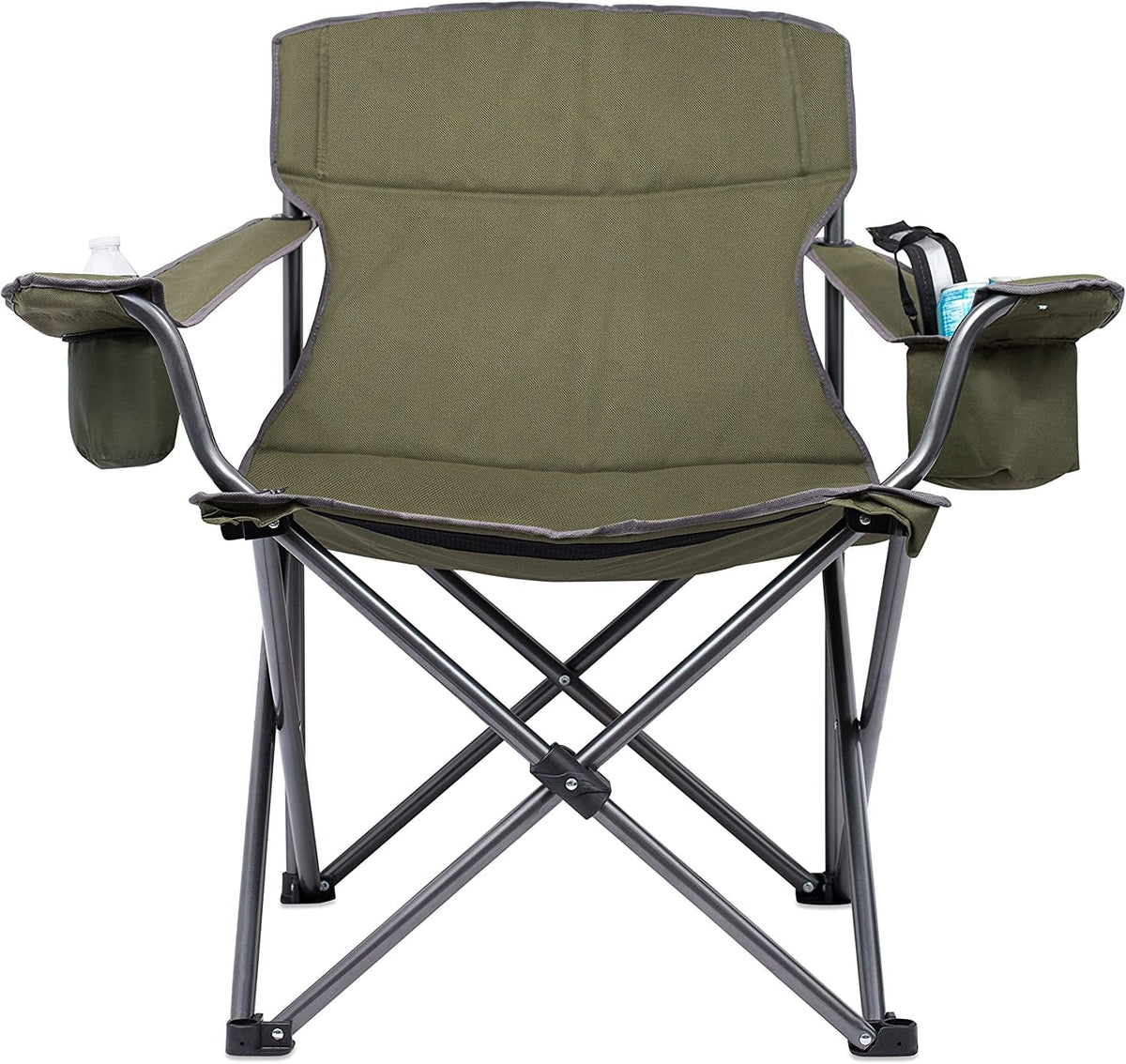 Folding Cooler - Chair - Green - - Best Wide Bag Case Extra Quad - Heavy Padded XL - Cup Sports Carrying - - Internet's Beach Duty Holder Camping - Outdoor Insulated -