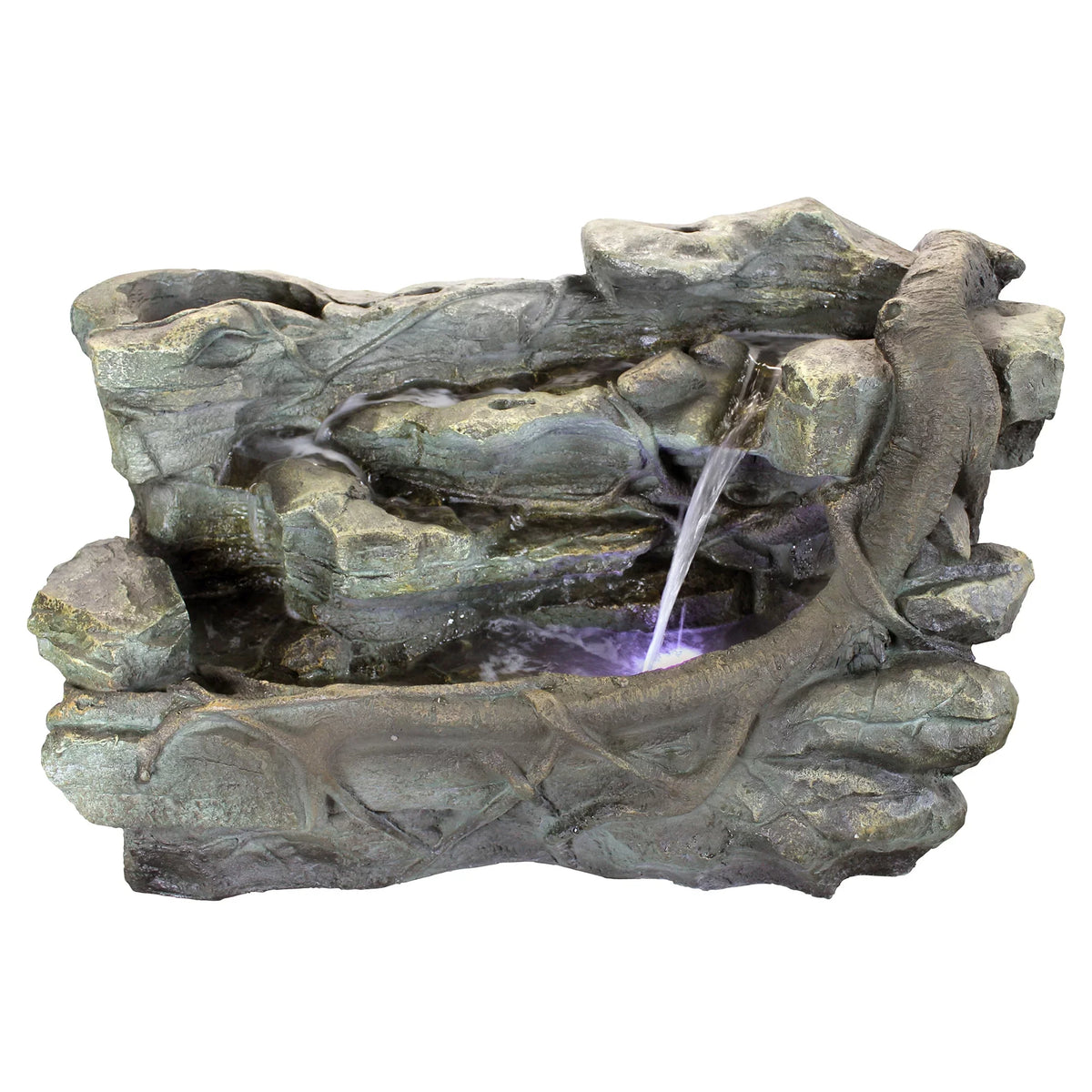 Cascading Staggered Garden Canyon Toscano Design Rock Fountain