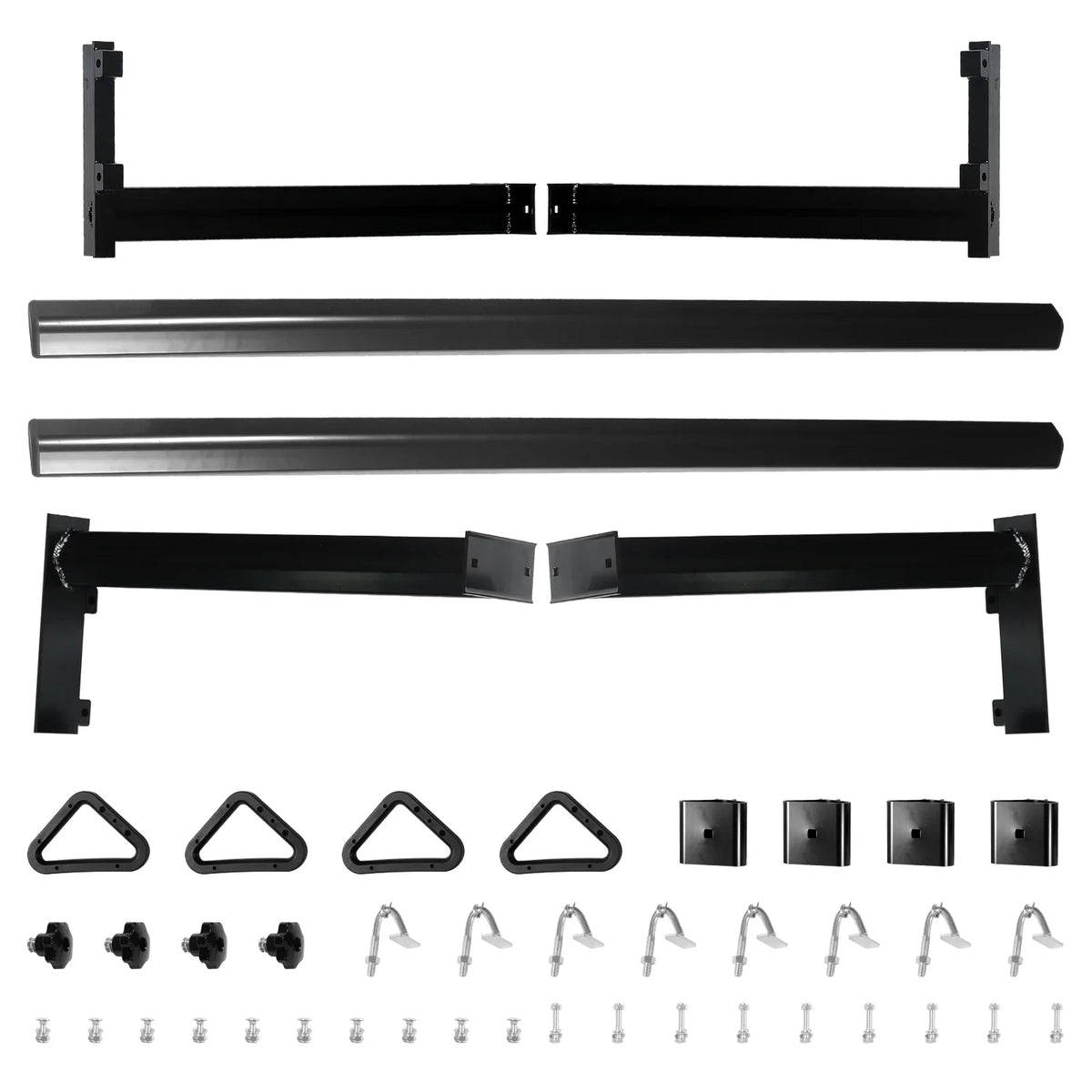 Surfboard Universal (No-Drilling Cargo 1,000lbs Truck Capacity Required) Bed Pickup BoardRoad Lumber Ladder Ladder Black Racks, Aluminum Truck for Racks Kayak