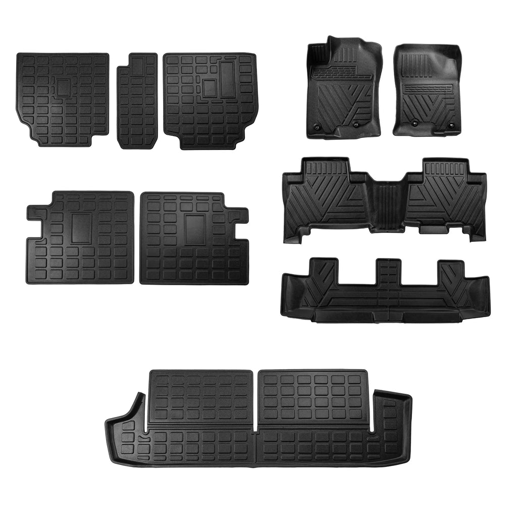 4Runner Trunk Mat Cargo 2013-2023 Liner Cargo Toyota Floor Seats 7 Mats Mat Accessories Fit
