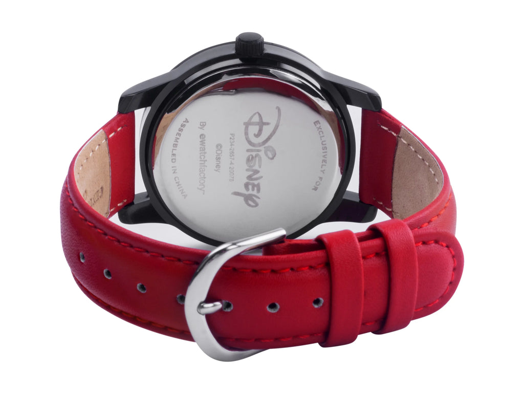 1-Pack Vil Disney Black Alloy Cruella Women's De Watch, Villains