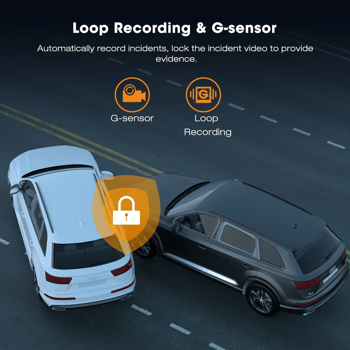 Dash LCD with Cam Vision, Cam,4K 170° GPS, Night 2" Parking Angle, Wide Front WDR, Camera Screen Car Dash TOGUARD Mode, G-Sensor