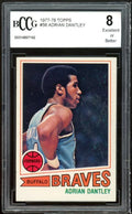 Topps #56 BCCG 1979-80 Excellent+ Rookie 8 Dantley Adrian Card BGS