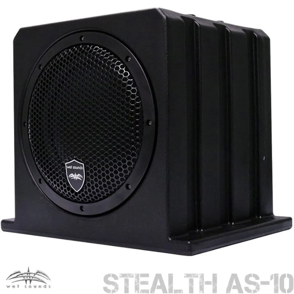 Wet 500 Sounds watts Active Enclosure Subwoofer AS-10 Stealth