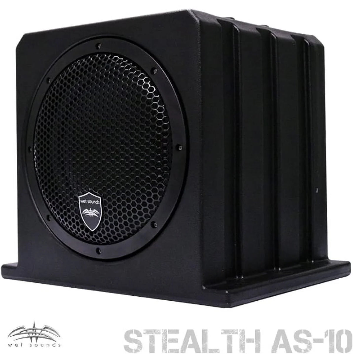 Wet 500 Sounds watts Active Enclosure Subwoofer AS-10 Stealth