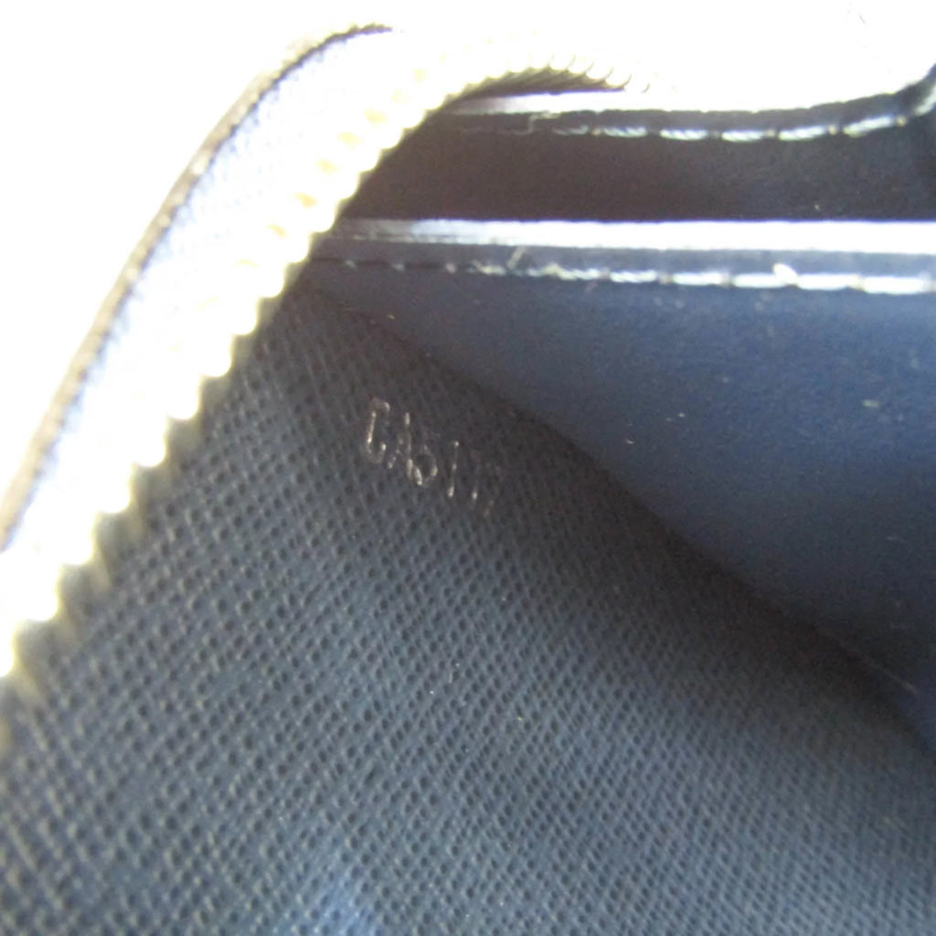 M64019 Men's Leather Taiga Wallet Long Taiga Zippy Blue Vuitton Louis Navy (bi-fold) XL Pre-Owned (Good)