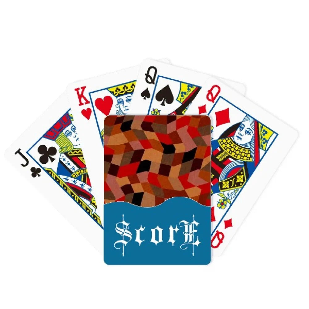 game playing patterns polygon score index card colorful tile poker