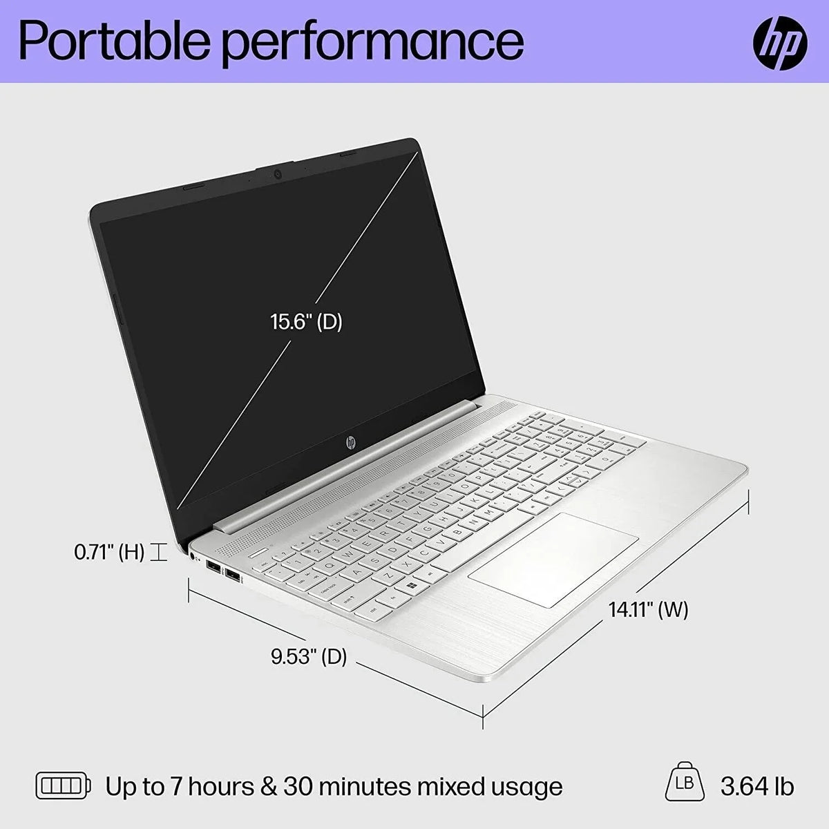 16 GB HP 15-dy5399nr 15 FHD inch Gen i5, 12th Laptop, Windows GB Display, 11 SSD, Intel 512 Core Intel RAM, (2023) Iris Home, Xe Graphics,