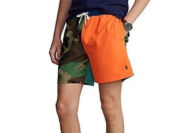 X-Large Lauren Size Traveler Polo Men's Swim Ralph Trunk Green Classic