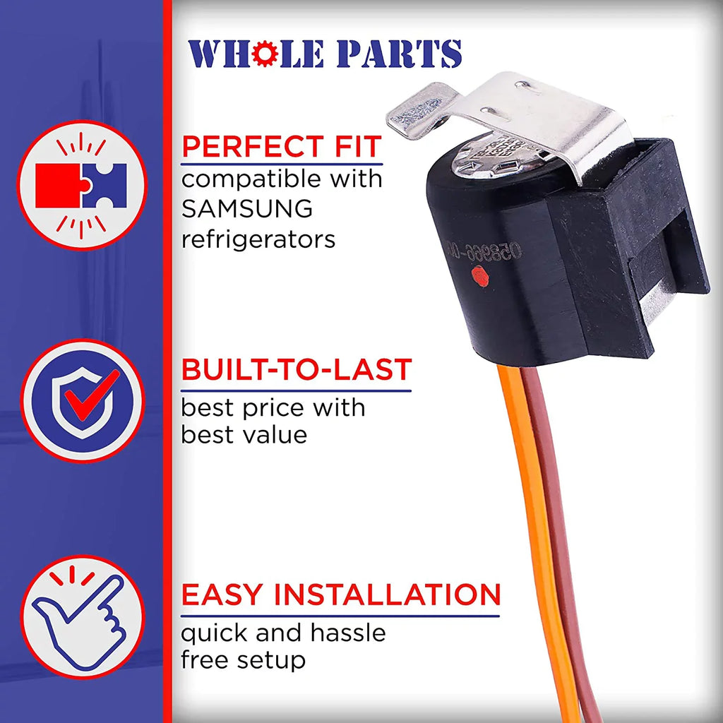 # Refrigerators 058966-000 Compatible Replacement Defrost Thermostat Viking Terminator - & With Parts Some Whole Part