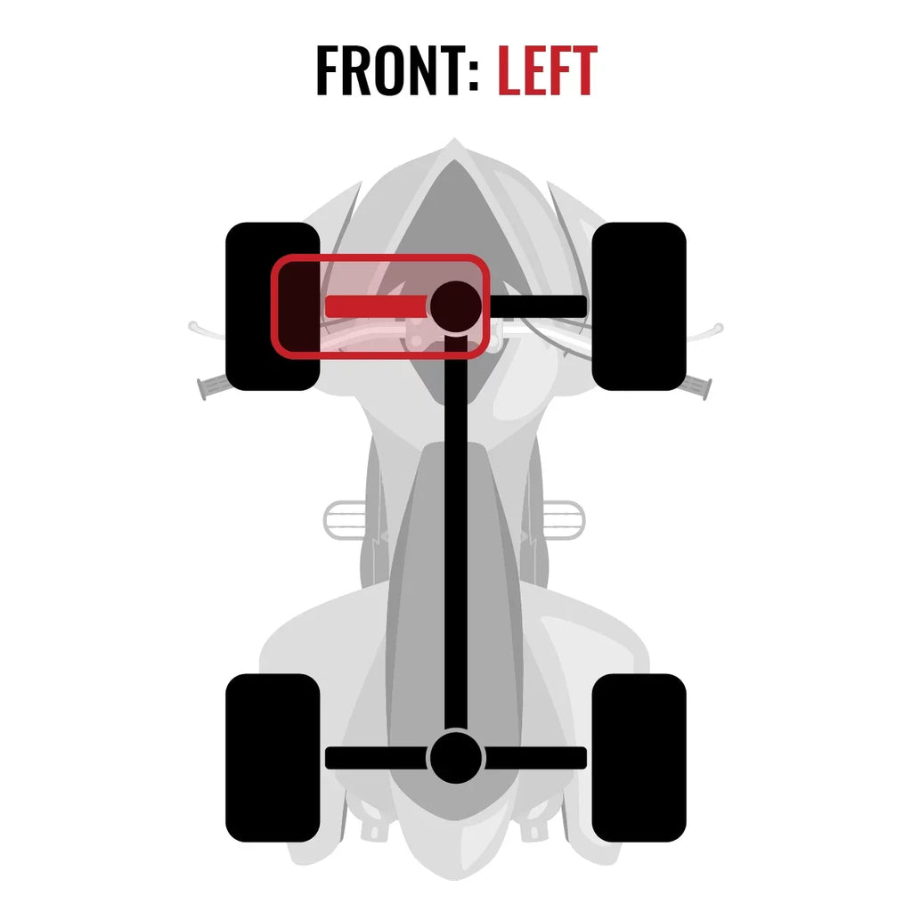 XT Renegade - 4X4 Left 800 XXC compatible Can-Am with 2013-2015 Axle STD EFI Front Sixity