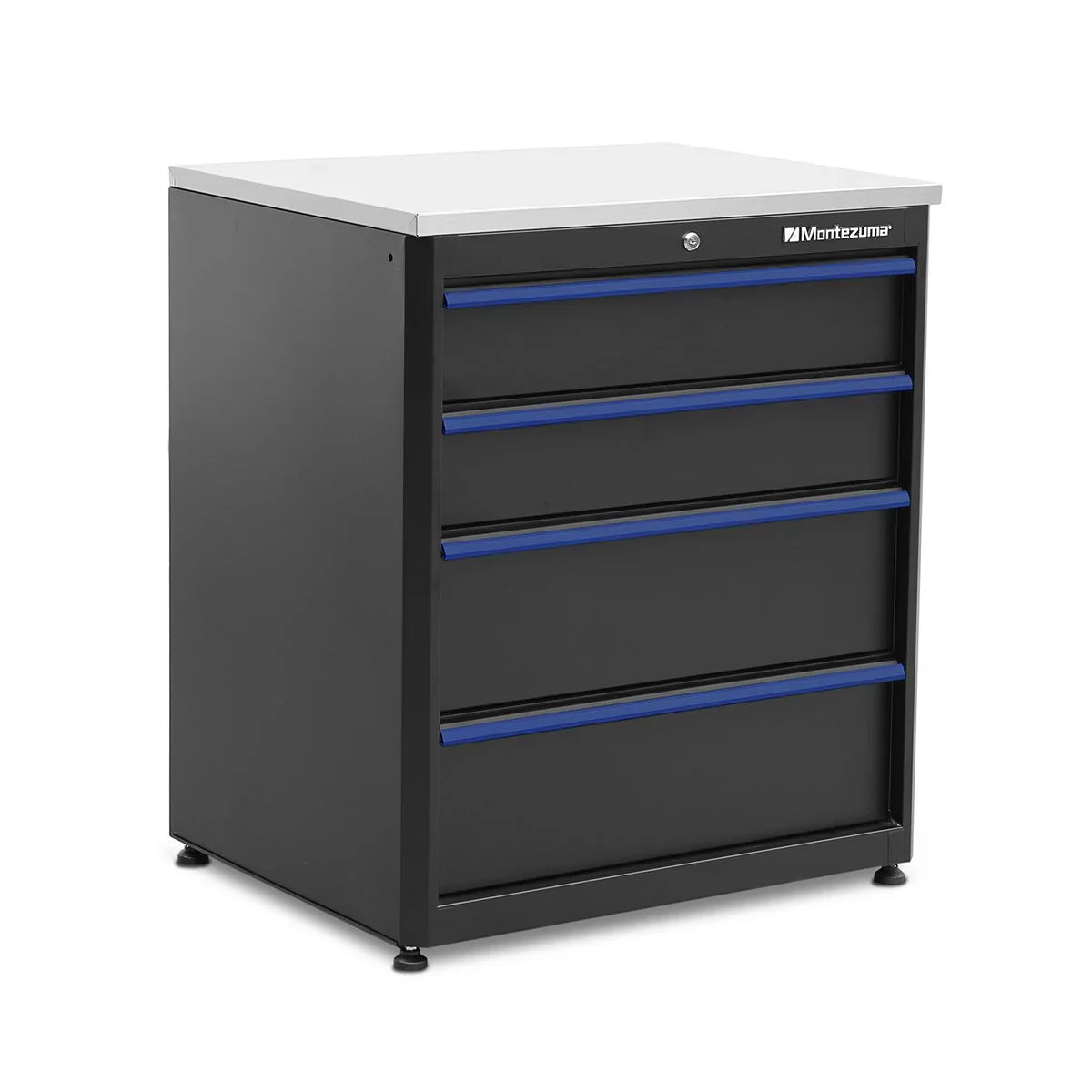 Garage System 24" Tool Locking Storage Workbench, 30.5 Black x Montezuma