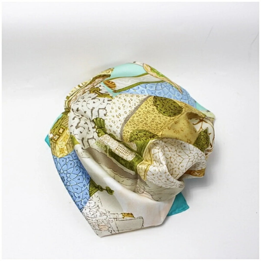 Women's Salvatore (Like Silk Ferragamo Scarf Tapestry Muffler Pre-Owned New)