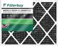 Carbon Filterbuy Furnace Pleated Odor AC MERV 8 Filters HVAC with Activated Eliminator (1-Pack) 20x23x1 Air