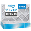 14x24x1 14x24x1, Air in Box Pleated USA MERV 13, the of Filter, Aerostar Made 6,