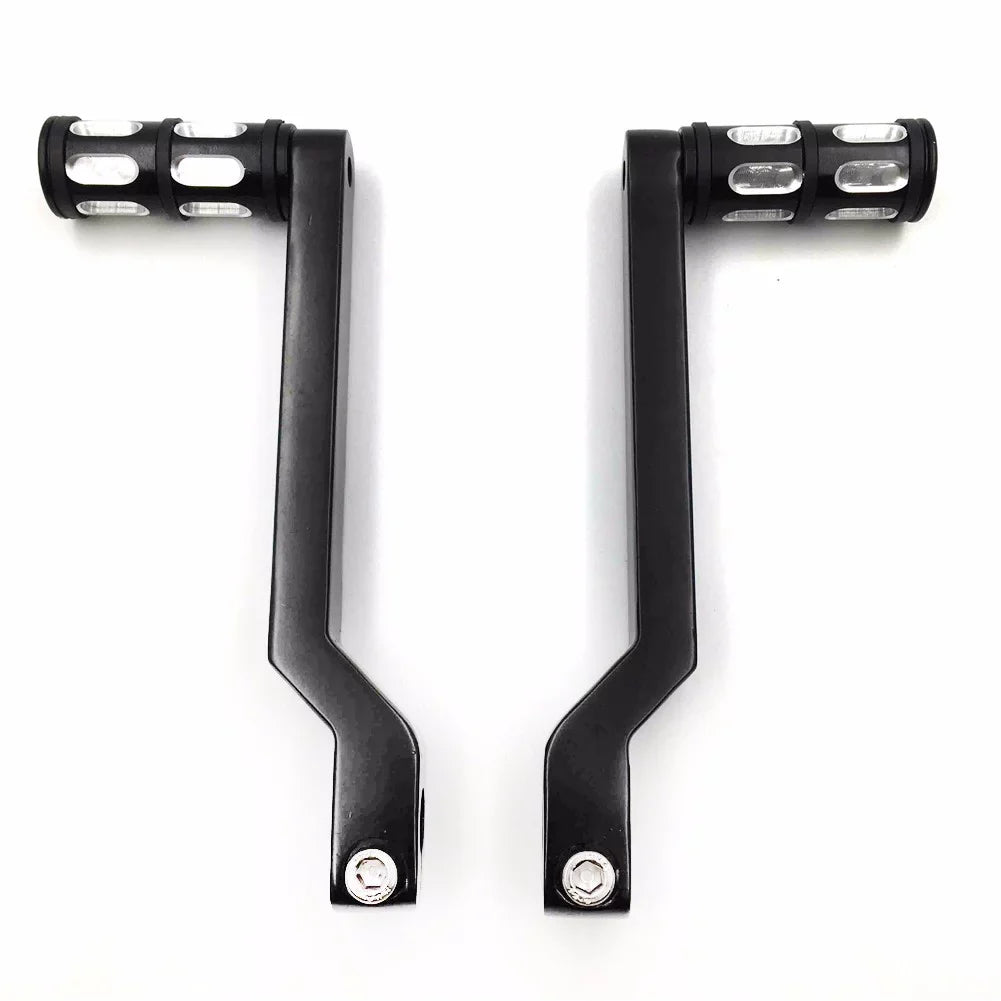 Toe Electra 009C- Pegs w/ HTT- Shifter Heel Aluminum Shift Black later Davidson 1988 and Glide For Harley Levers Style