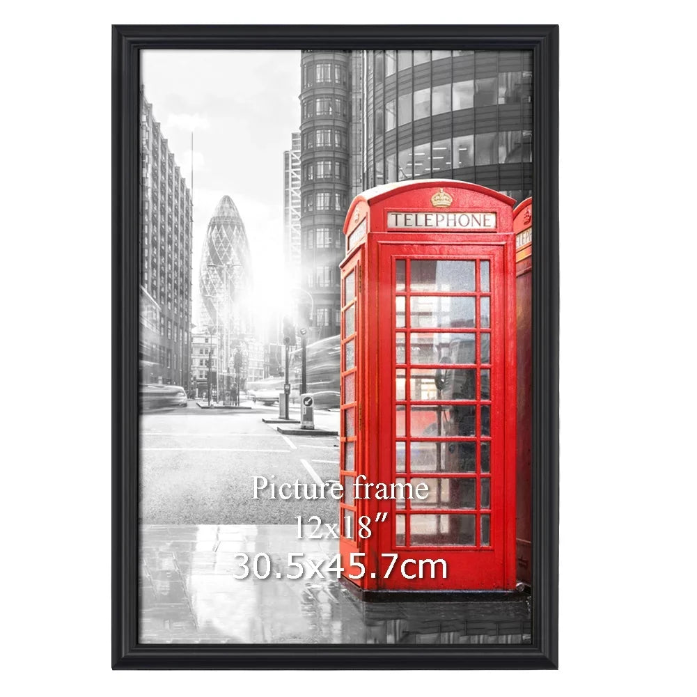 Photo Poster Wall Picture Gallery 12 Black Modern 4 18 Frame x Poster, Pack Frames, for 12x18