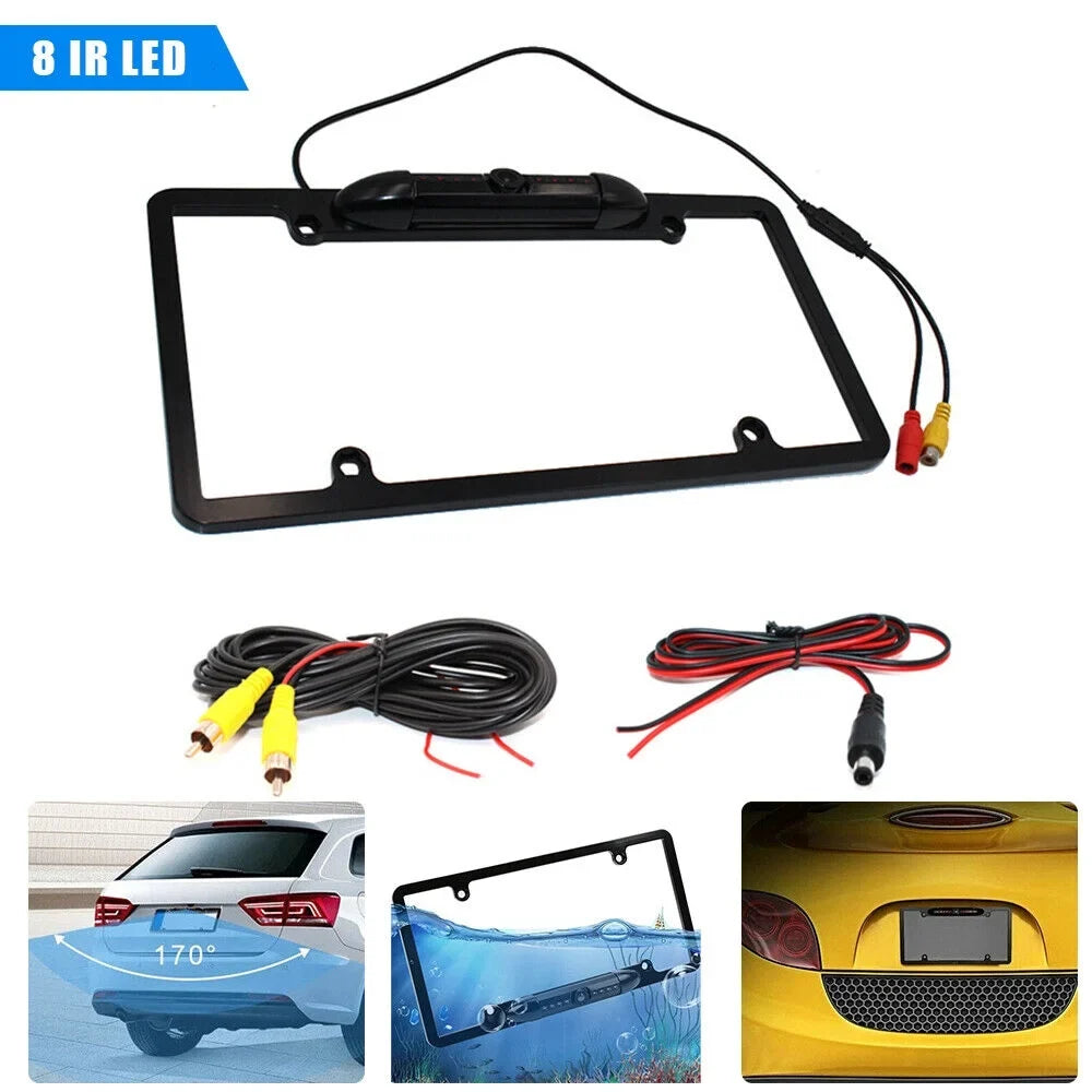 Reverse Aid License Frame Vision Night - Camera Plate Parking