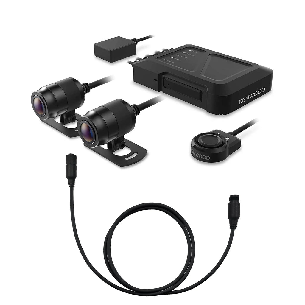 a 9ft Cable Dash Extensional with and Motorsports HD Cam STZ-RFCC300 Kenwood GPS Rear-View (3m) STZ-RF200WD Kenwood Camera with