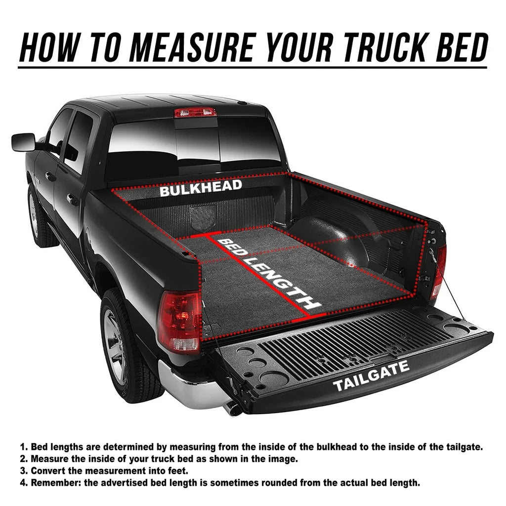 to Solid Bed / 1500 Cover For 3500 Motoring DNA 2009 TTC-HARD-028 Short Tonneau 6.5Ft Fleetside Ram Hard 2022 Truck Tri -Fold