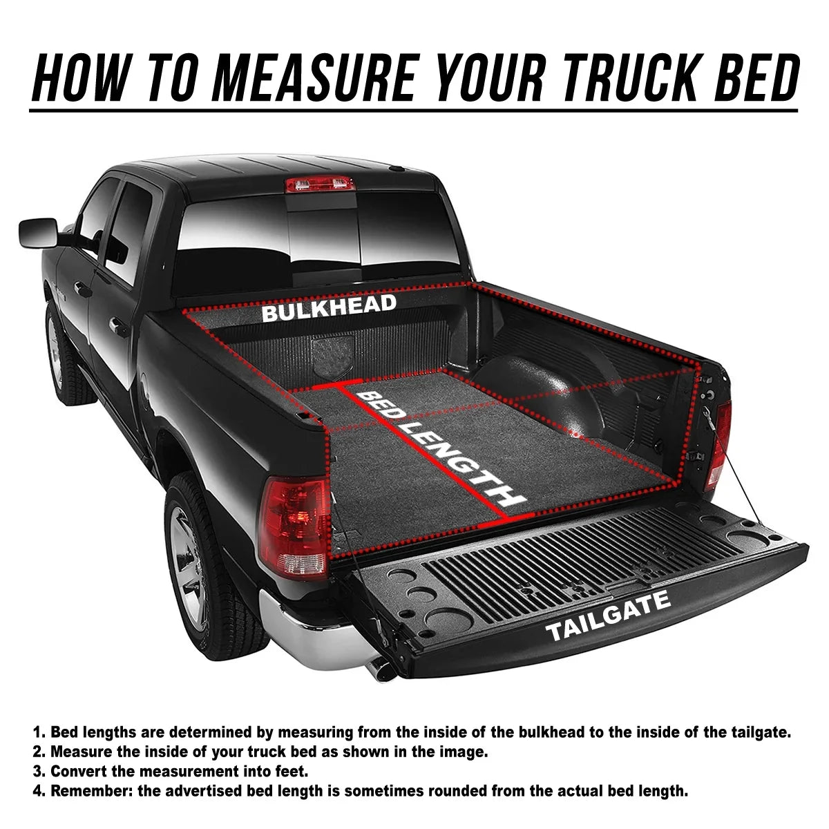 to Solid Bed / 1500 Cover For 3500 Motoring DNA 2009 TTC-HARD-028 Short Tonneau 6.5Ft Fleetside Ram Hard 2022 Truck Tri -Fold