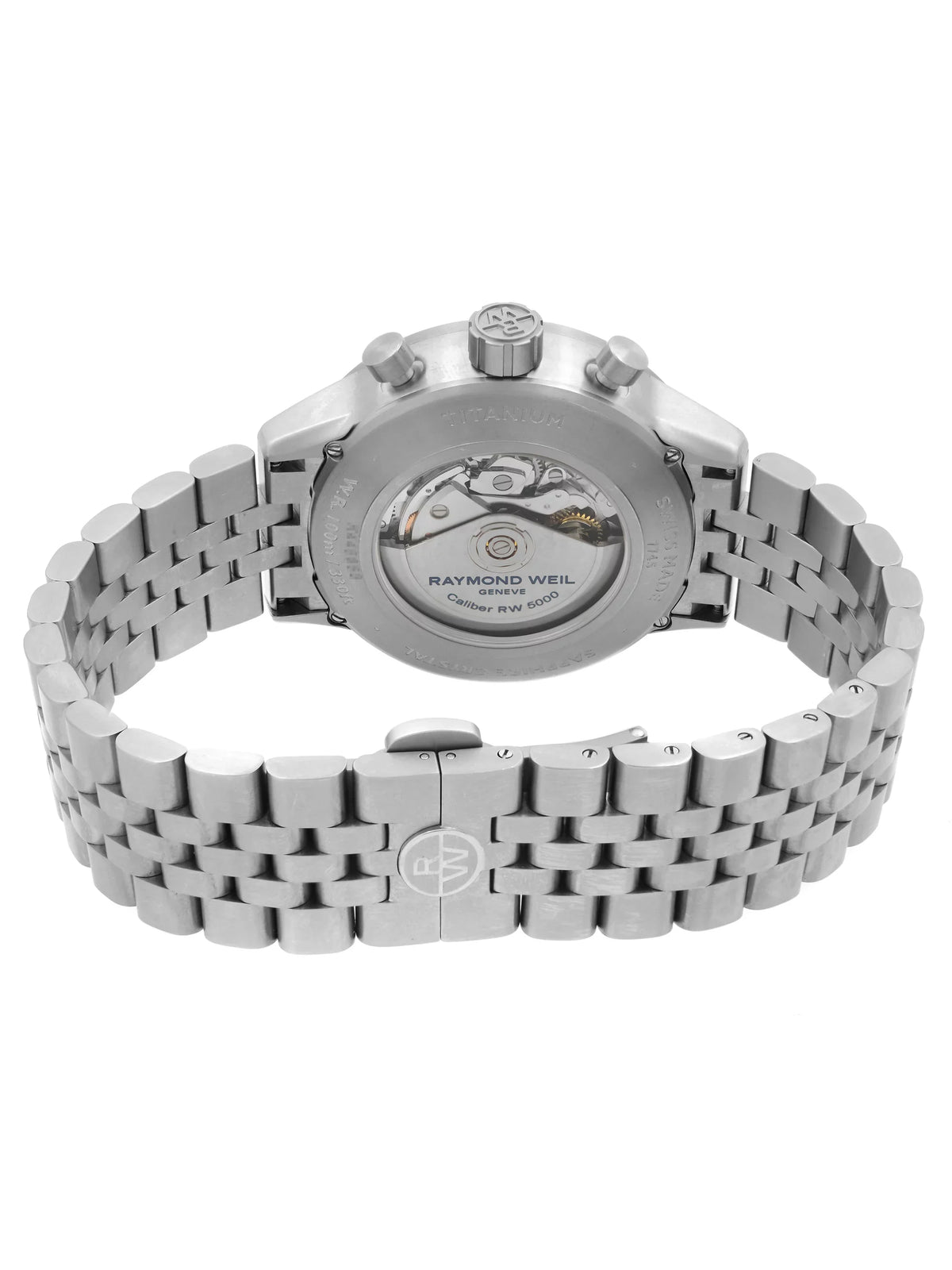 Pre-Owned Freelancer (Good) Raymond Automatic Titanium Weil Dial Gray 7745-TI-05609 Watch Mens