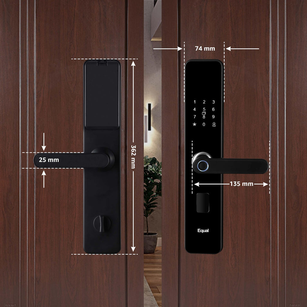 | (Wifi) 1 App Equal Mechanical For Pincode, Unlocking Smart Mobile Year Brand Wifi Card, A8 Access | Fingerprint, Wooden Key, Otp Wa Rfid Access, Door 6-Way Doors | Lock