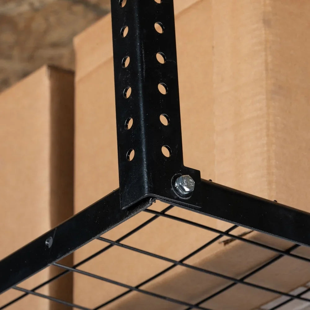41" Adjustable 3' Rack, Ceiling Grid Organization x Wire Bikes Mount LB 6' 500 Bins Attachments Metal 20" Capacity, for to with Loading Height, Titan Storage Equipment Garage System, Overhead Storage