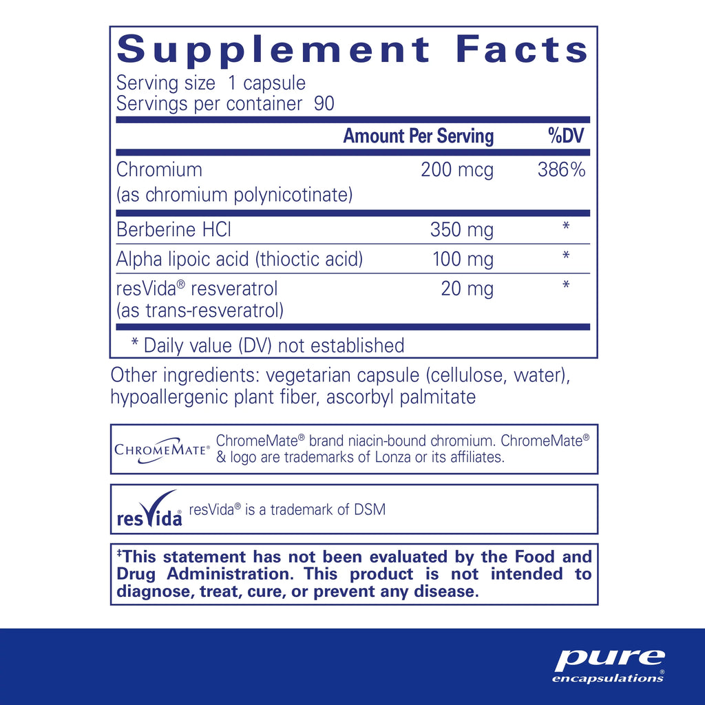 | Insulin 90 Support to Metabolic Encapsulations Xtra Pure Supplement Receptor Glucose Metabolism, | Capsules Homeostasis* Function, and