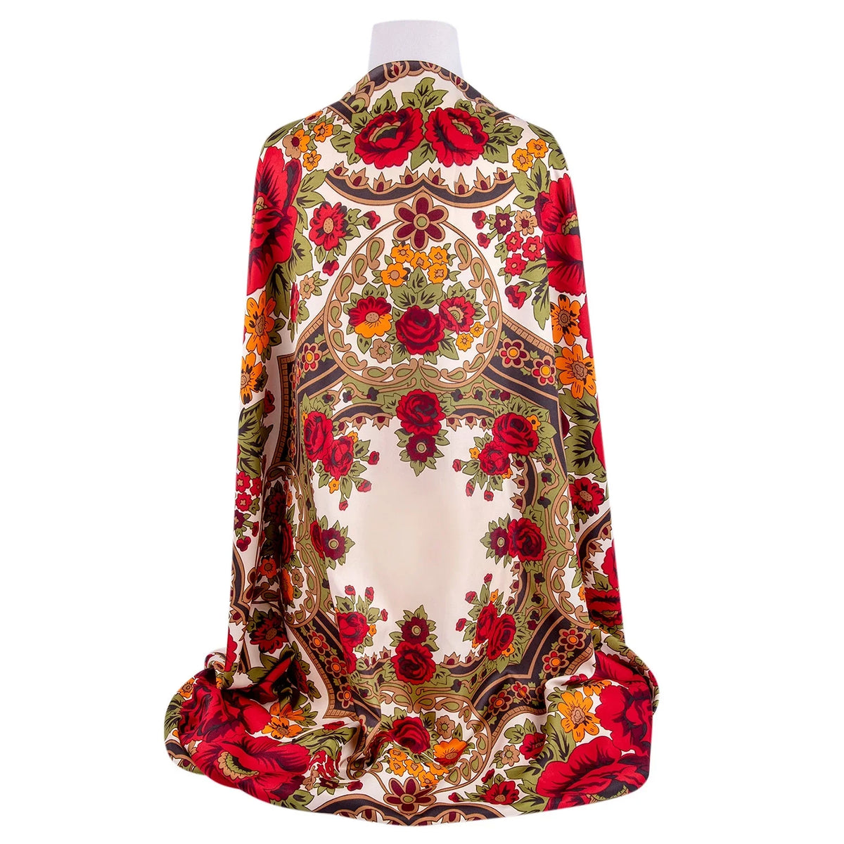 GOODS * Evening 51x51'' 130 and Shawl Fashion STP for (130 Beige Travel Precious Shawl Tops Silk Shawl cm) for Wedding Women Wrap Scarf